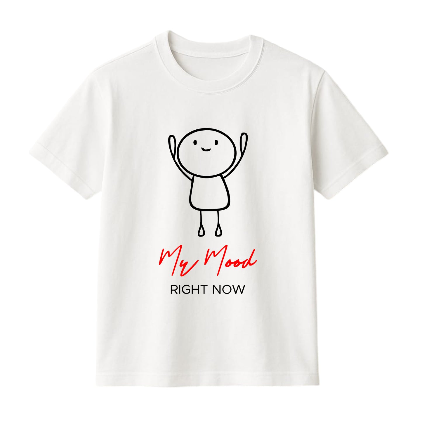 FMstyles Brand "My Mood Right Now" Cute Doodle Graphic Unisex T-Shirt