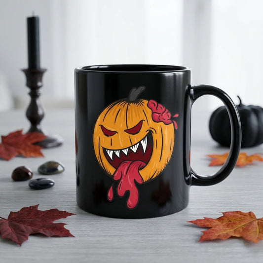 Halloween Ceramic Black Coffee Mug