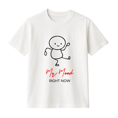 FMstyles Brand "My Mood Right Now" Cute Doodle Graphic Unisex T-Shirt