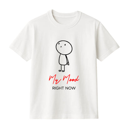FMstyles Brand "My Mood Right Now" Cute Doodle Graphic Unisex T-Shirt