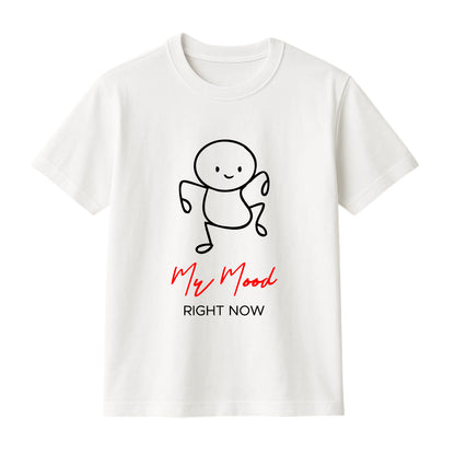 FMstyles Brand "My Mood Right Now" Cute Doodle Graphic Unisex T-Shirt
