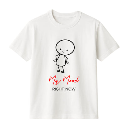 FMstyles Brand "My Mood Right Now" Cute Doodle Graphic Unisex T-Shirt