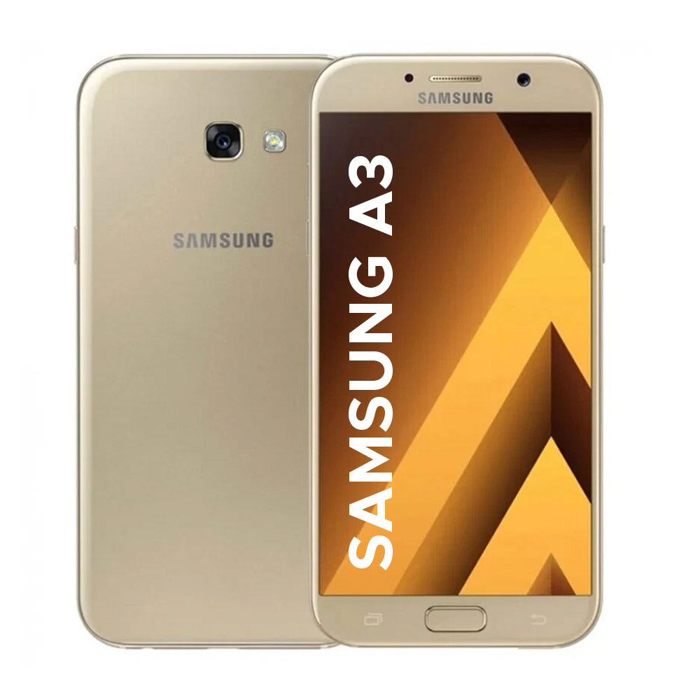 [USED] SAMSUNG A3, Golden Color, Single Sim, 2 gb, 16 gb