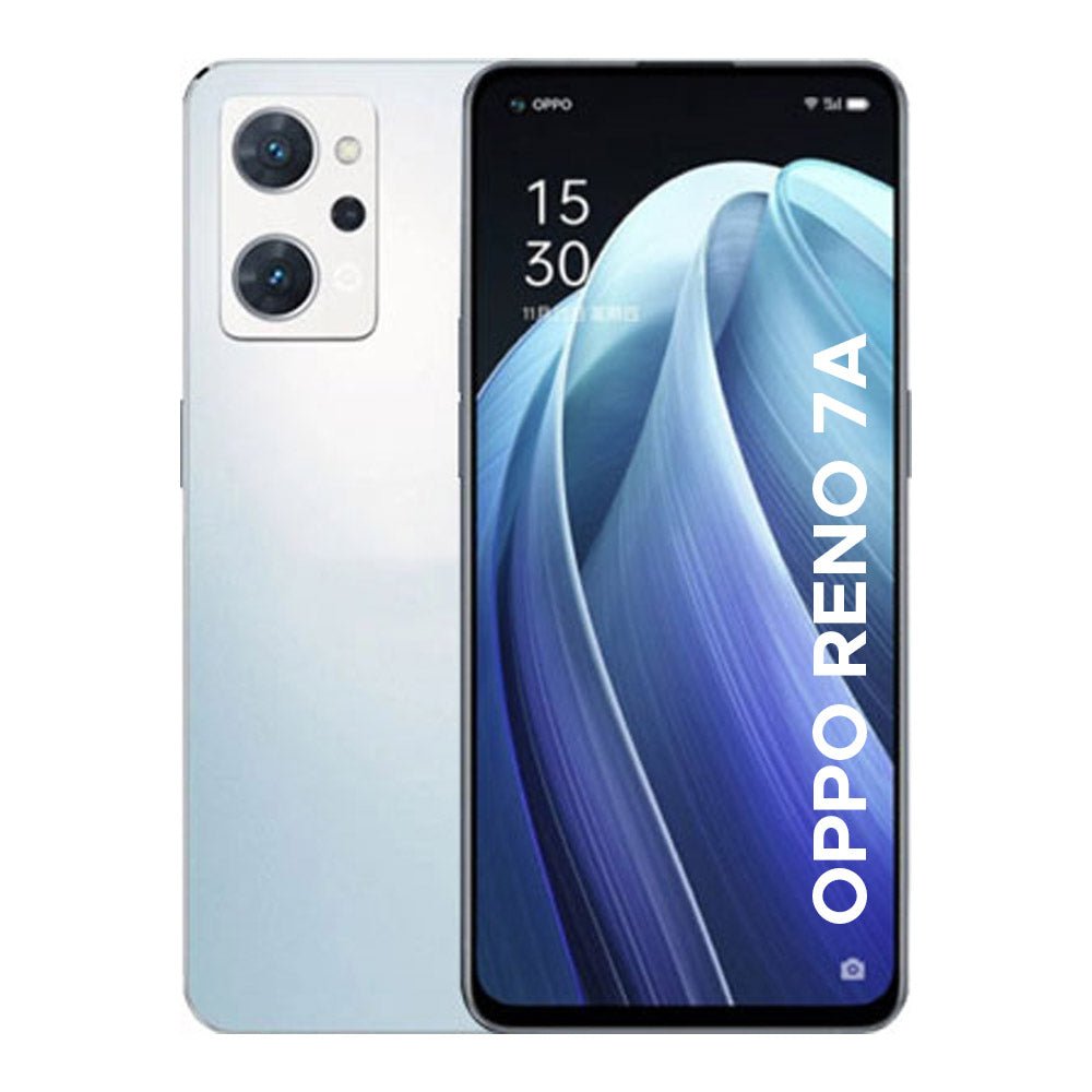 [USED] Oppo Reno 7A, Blue Color, Single Sim, 6+2 gb, 128 gb, Front Fingerprint