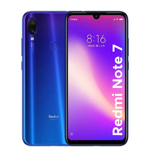 [USED] Redmi Note 7, Blue Color, Dual Sim, 4 gb, 128 gb