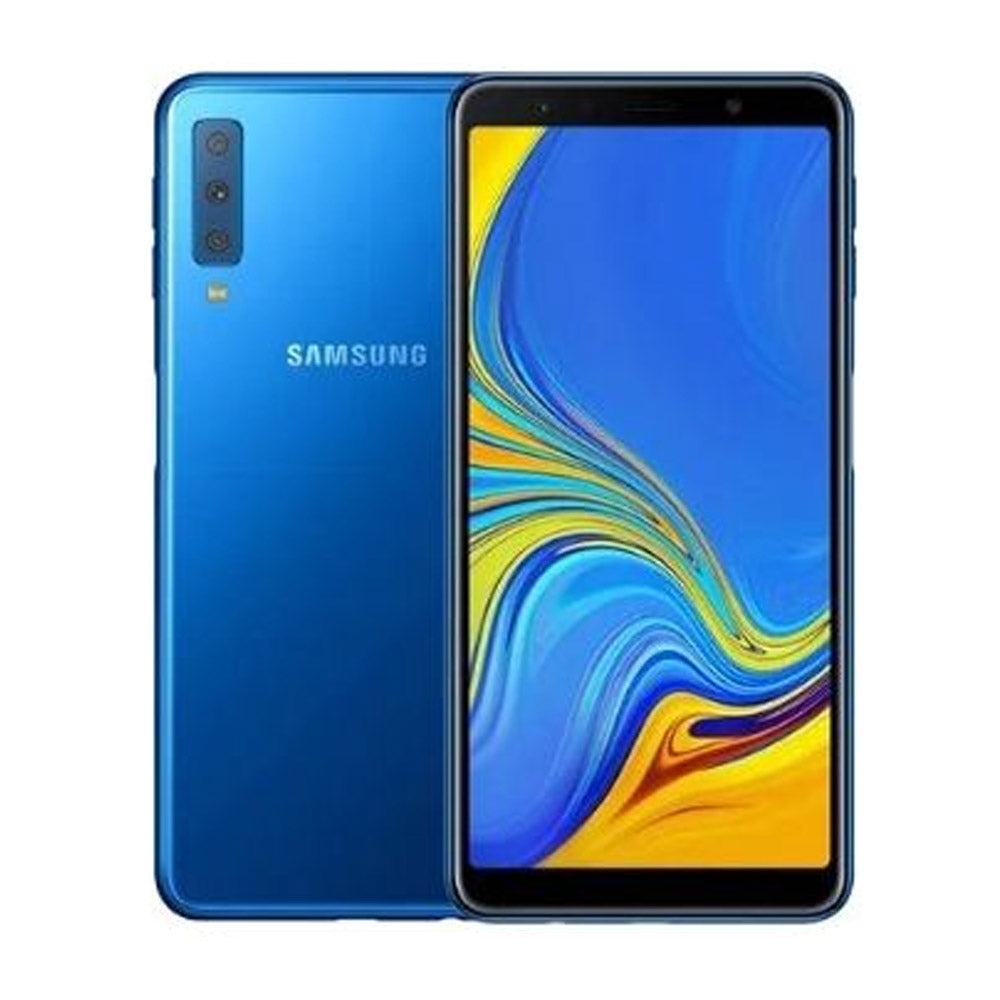 [USED] Samsung A7 (2018), Blue, Dual Sim, 4 gb, 64 gb