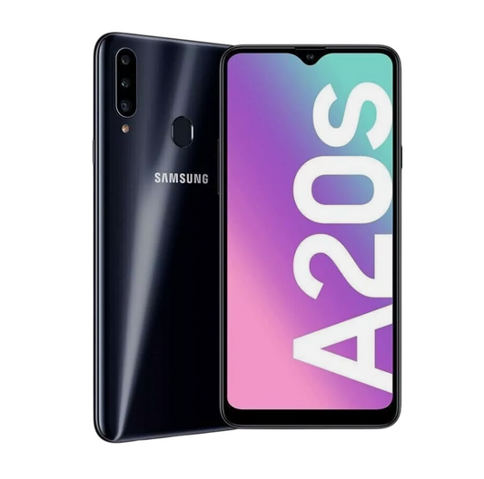 [USED] Samsung Galaxy A20s Dual SIM (Black, 3GB RAM, 32GB Storage)