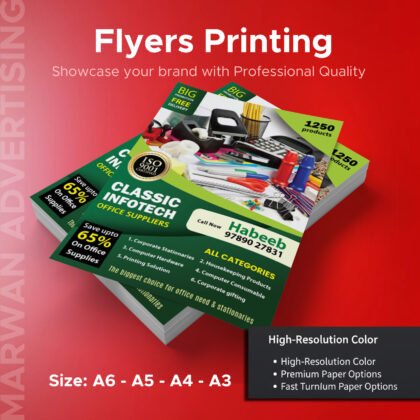 Pamphlets or Poster Printing