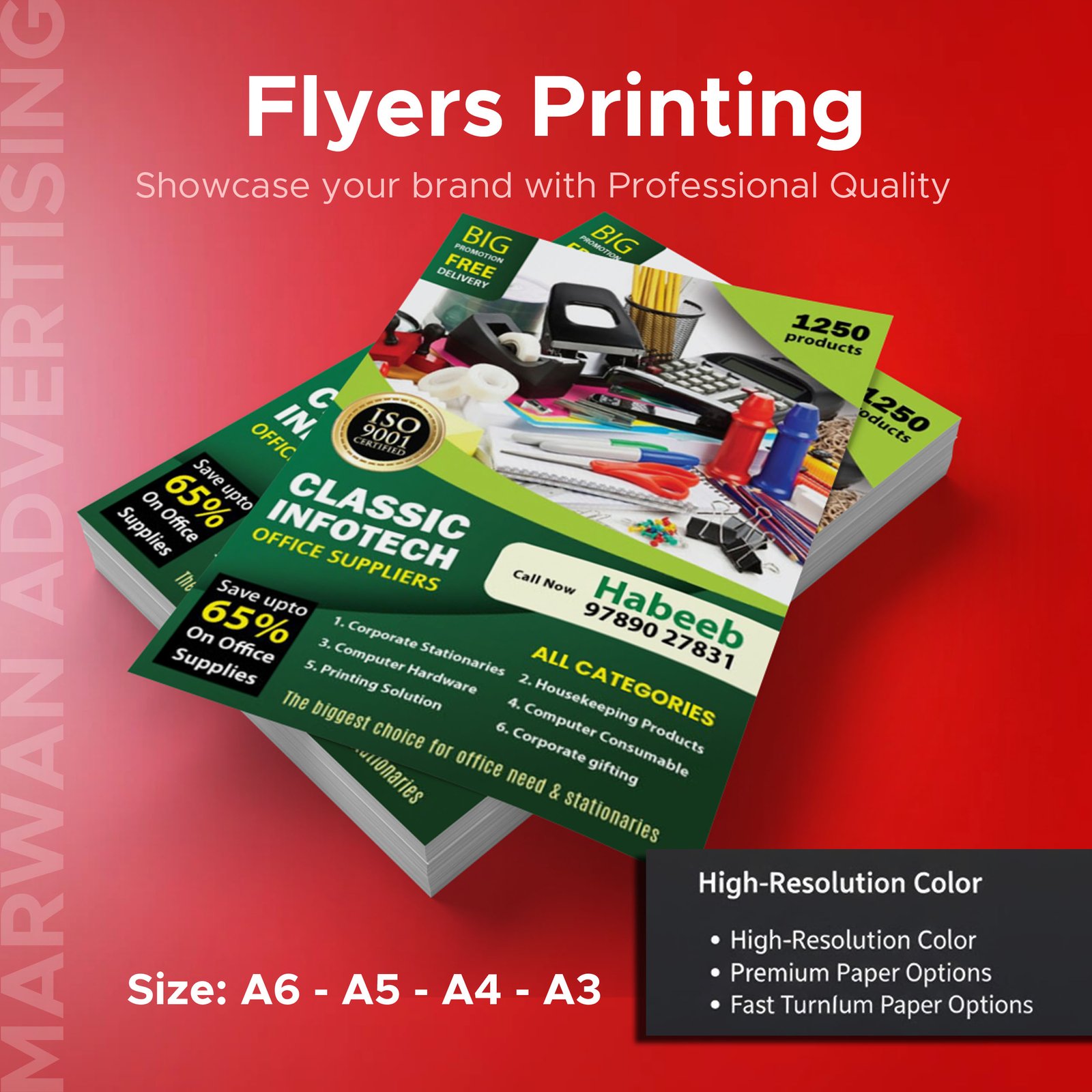 Pamphlets or Poster Printing