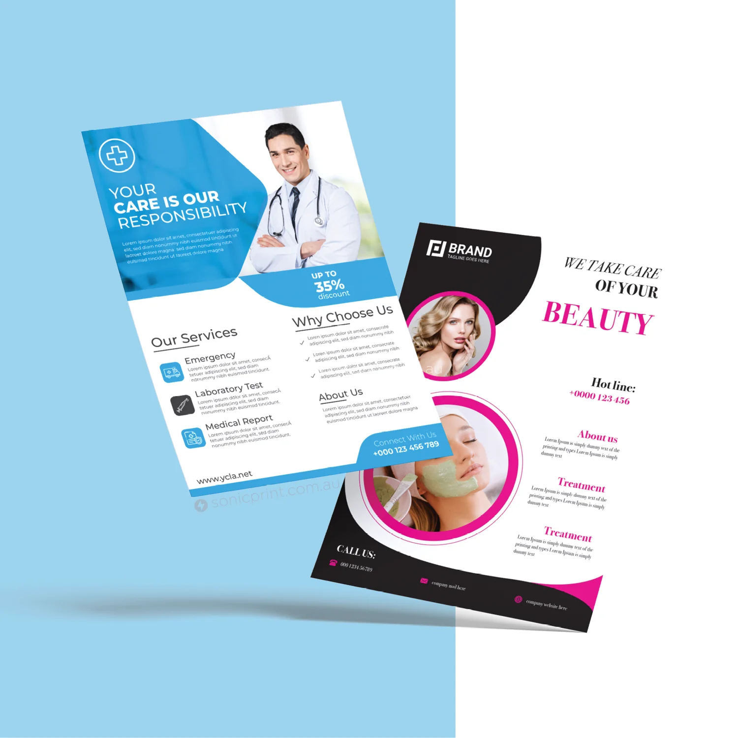 Flyers/Pamphlets (Multicolors) (Glossy paper 170gsm) - Image 2