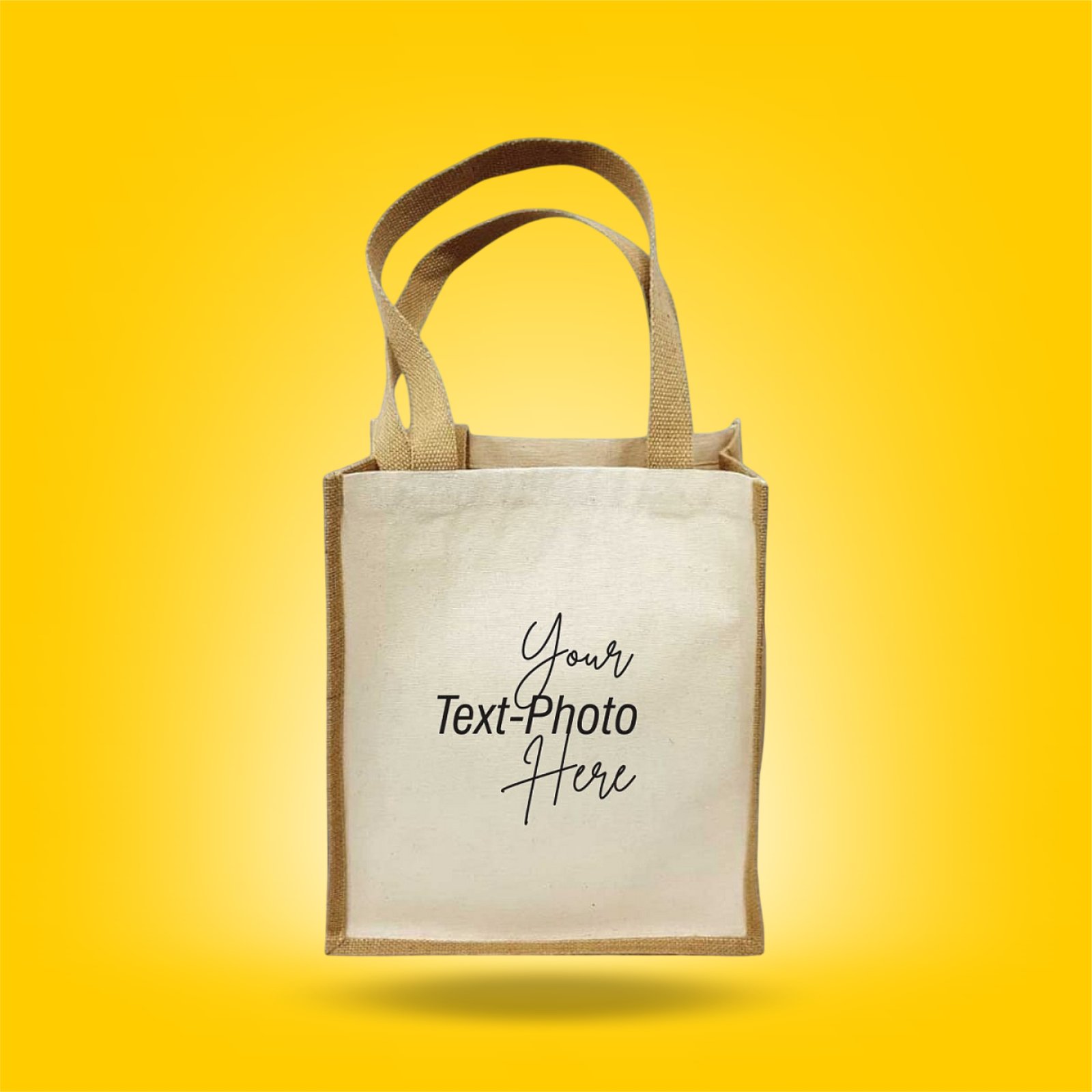 Personalized eco-friendly Jute Tote Bag