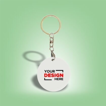 Personalized Round Metal Key Ring