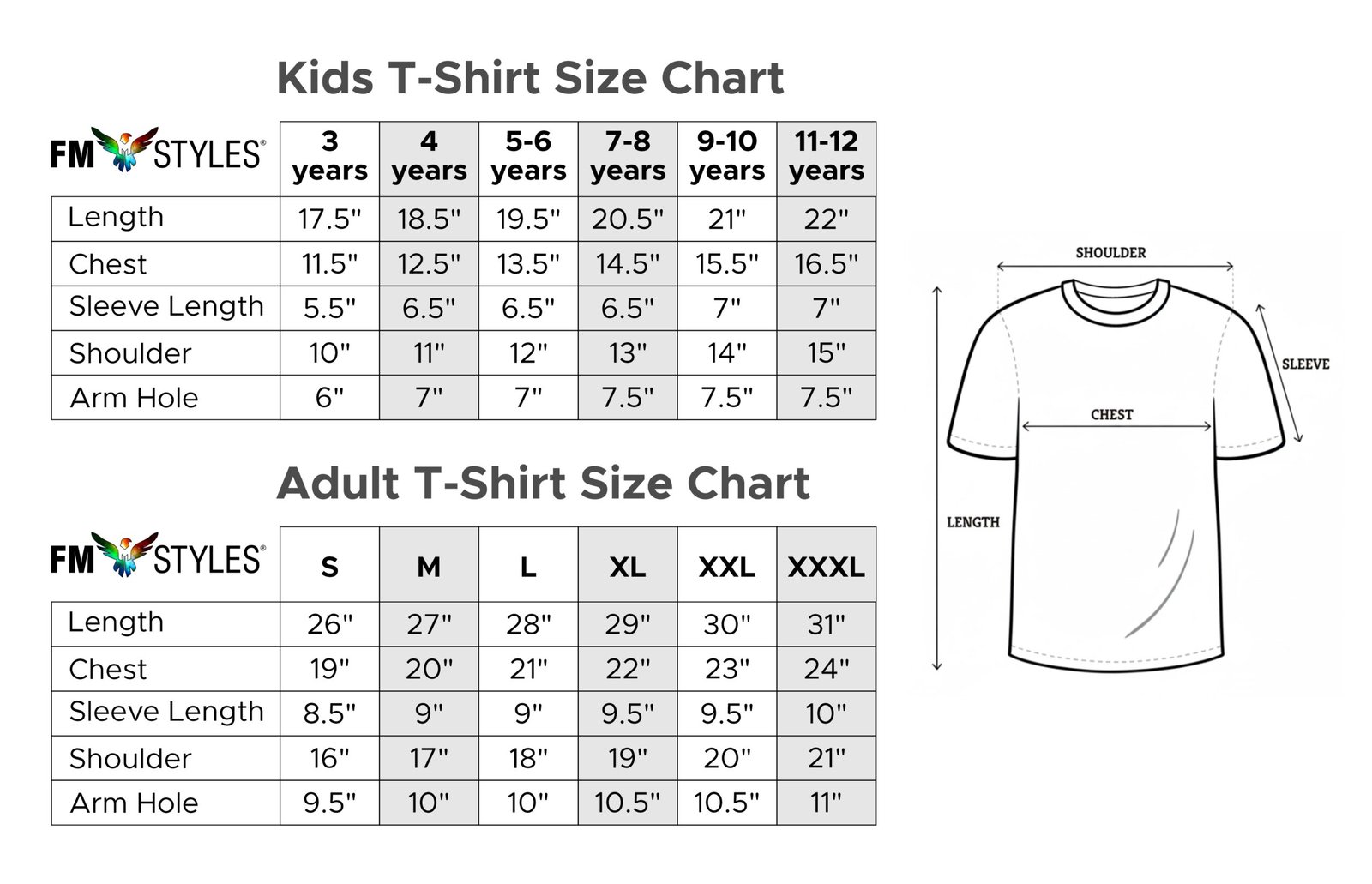 Kids Printed Tshirt