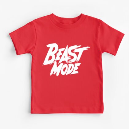 Beast Mode Kids Round Neck T-Shirt