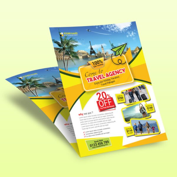 Flyers/Pamphlets (Multicolors) (Glossy paper 170gsm) - Image 3