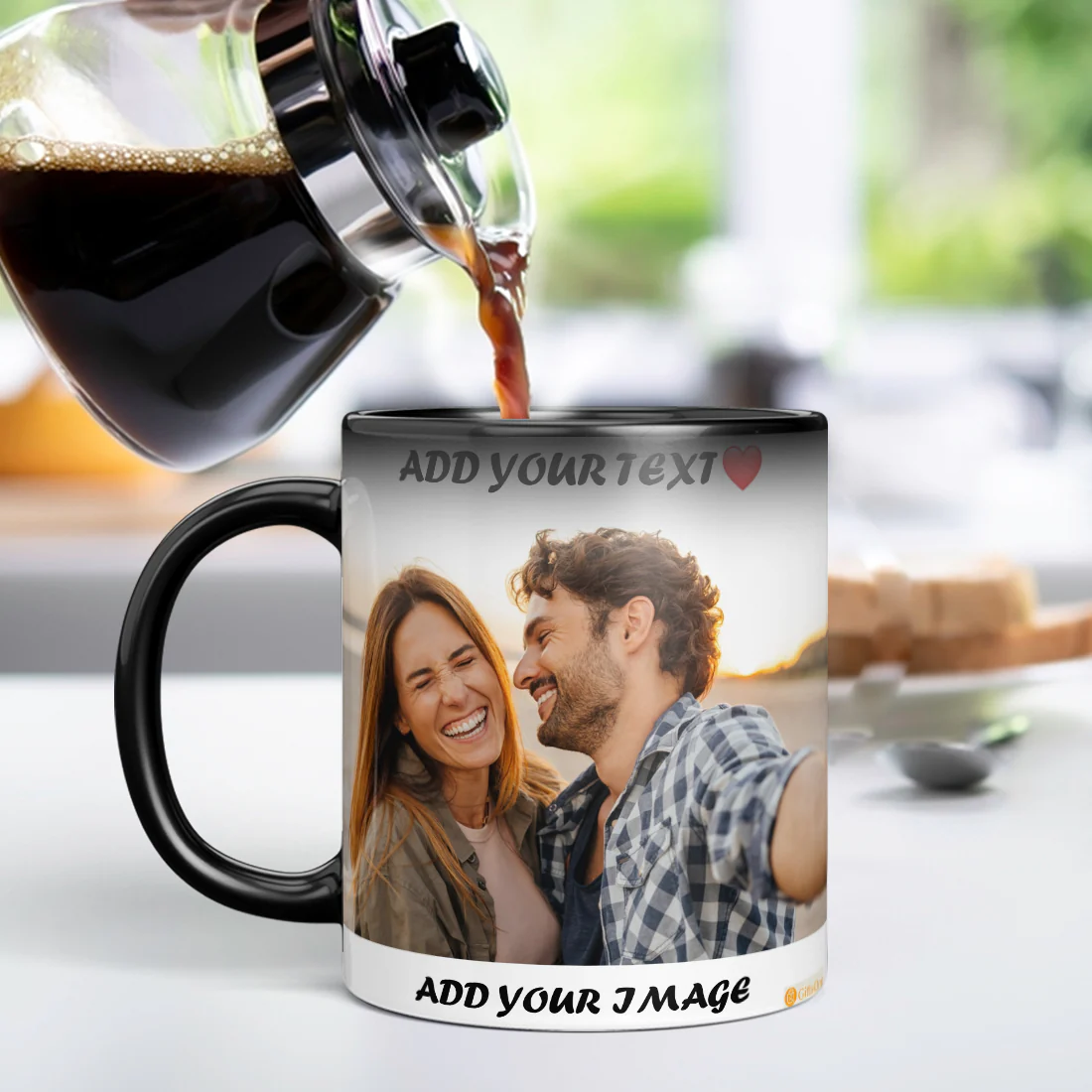 Personalized Color Changing Mug (Black) - Image 4