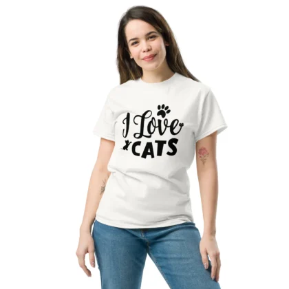 I Love Cat’s Unisex classic tee