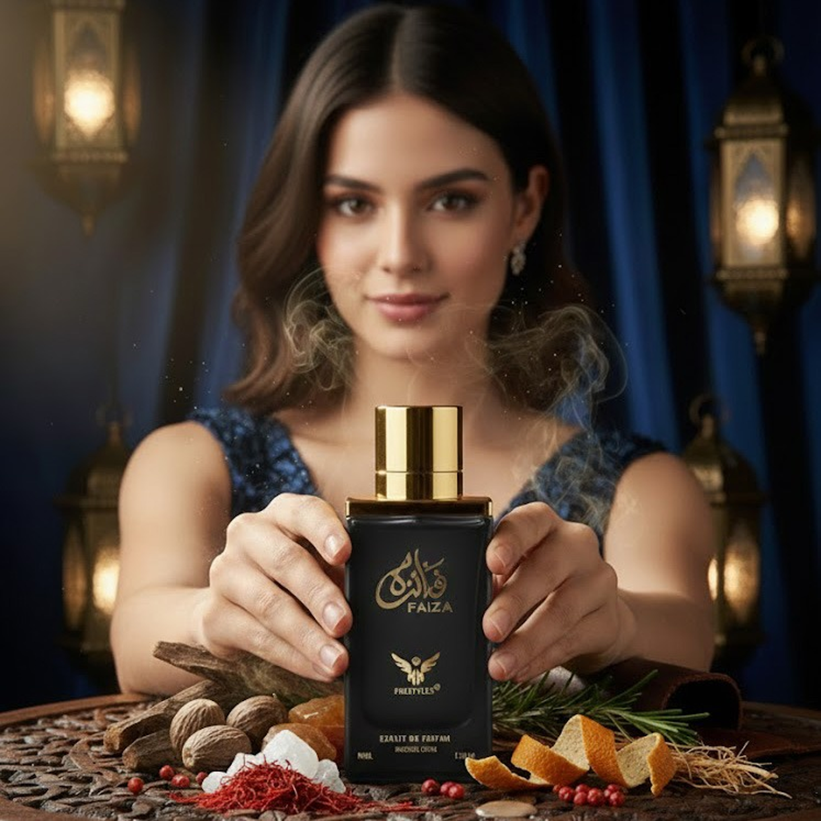 Faiza Black by FMstyles: A Rich Journey into Decadence, Khamrah Fragrance, Luxury Perfume - Image 3