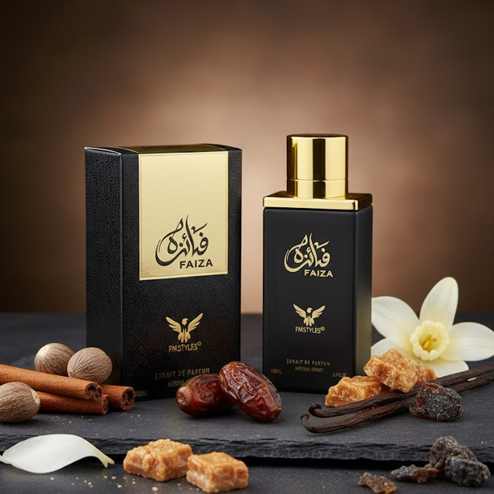 The Faiza Trilogy Luxury Bundle: Imperial Blue, Arabian Red & Decadent Black (1 set of 3 pcs) - Image 2