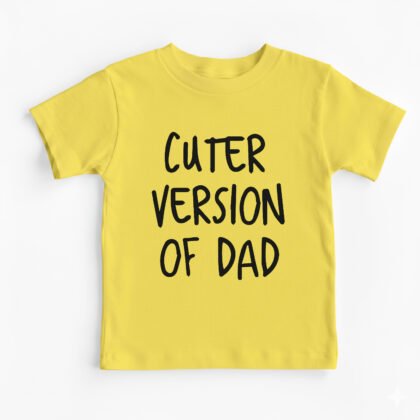 Cuter Version of Dad Kids Round Neck T-Shirt [8 Colors]