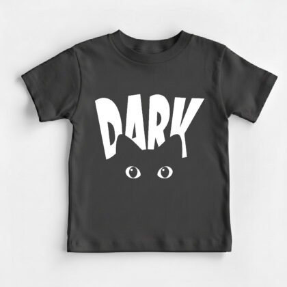 Dark Meao Kids Round Neck T-Shirt [8 Colors]