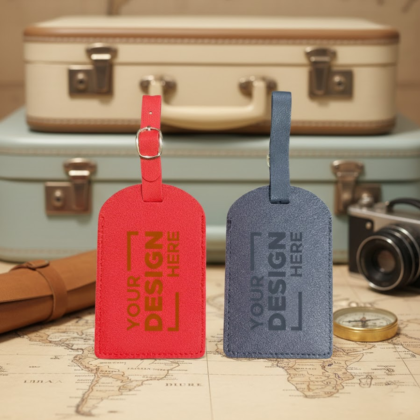 Elevate Your Journey: Personalized Premium PU Leather Luggage Tags