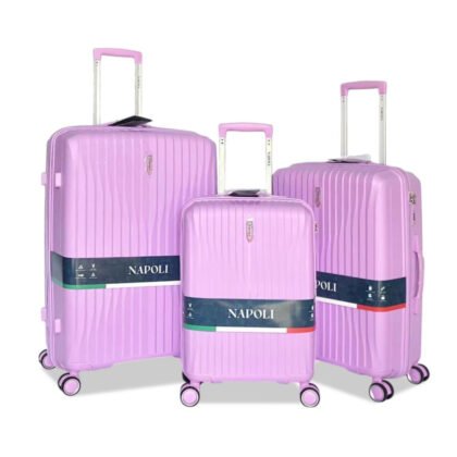 Light Purple Napoli Ranger-2045 | 3-Piece Hardside Spinner Luggage Set (20", 24", 28")